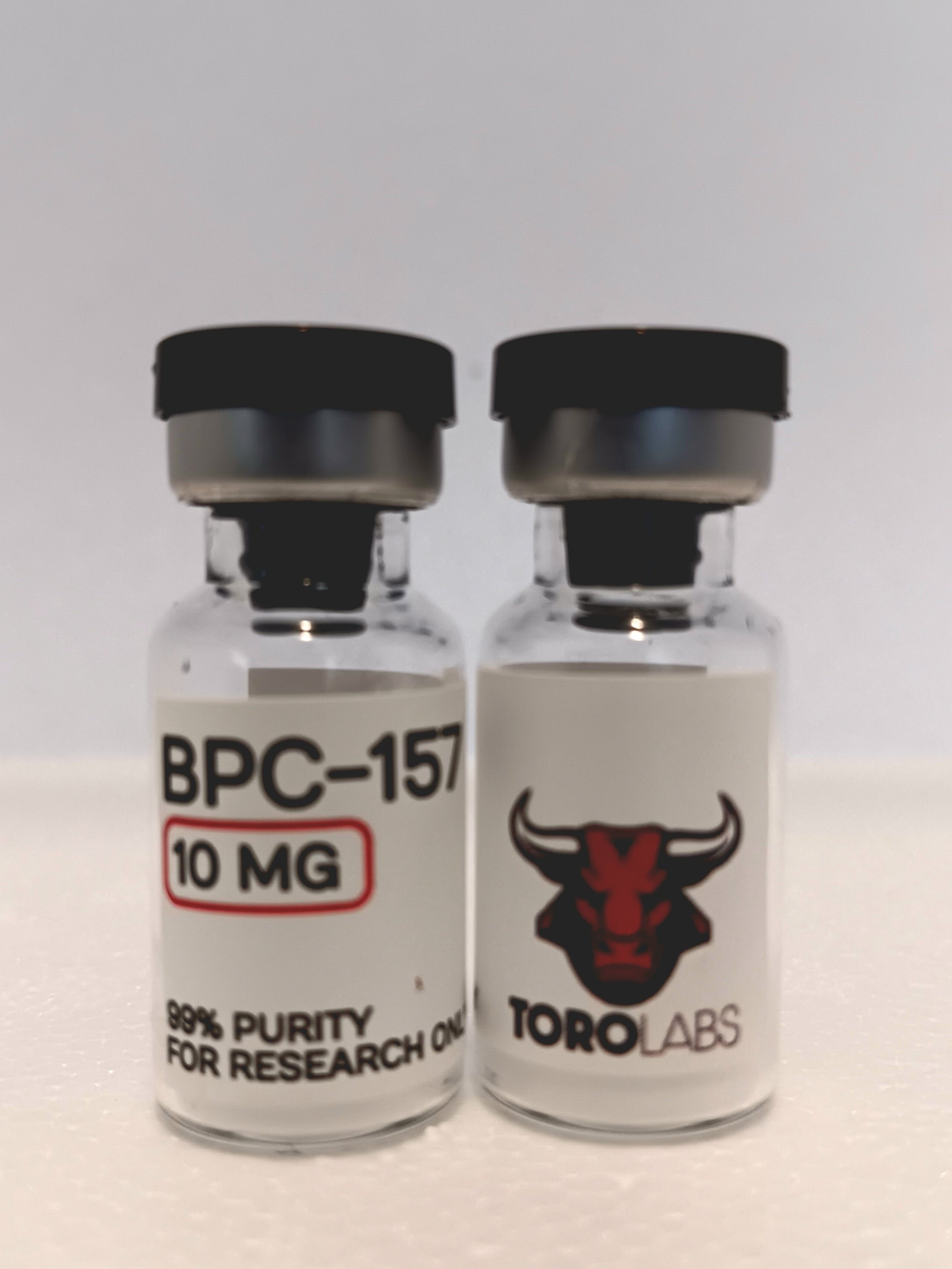 TORO LABS bpc-157 research peptide vial 99% purity