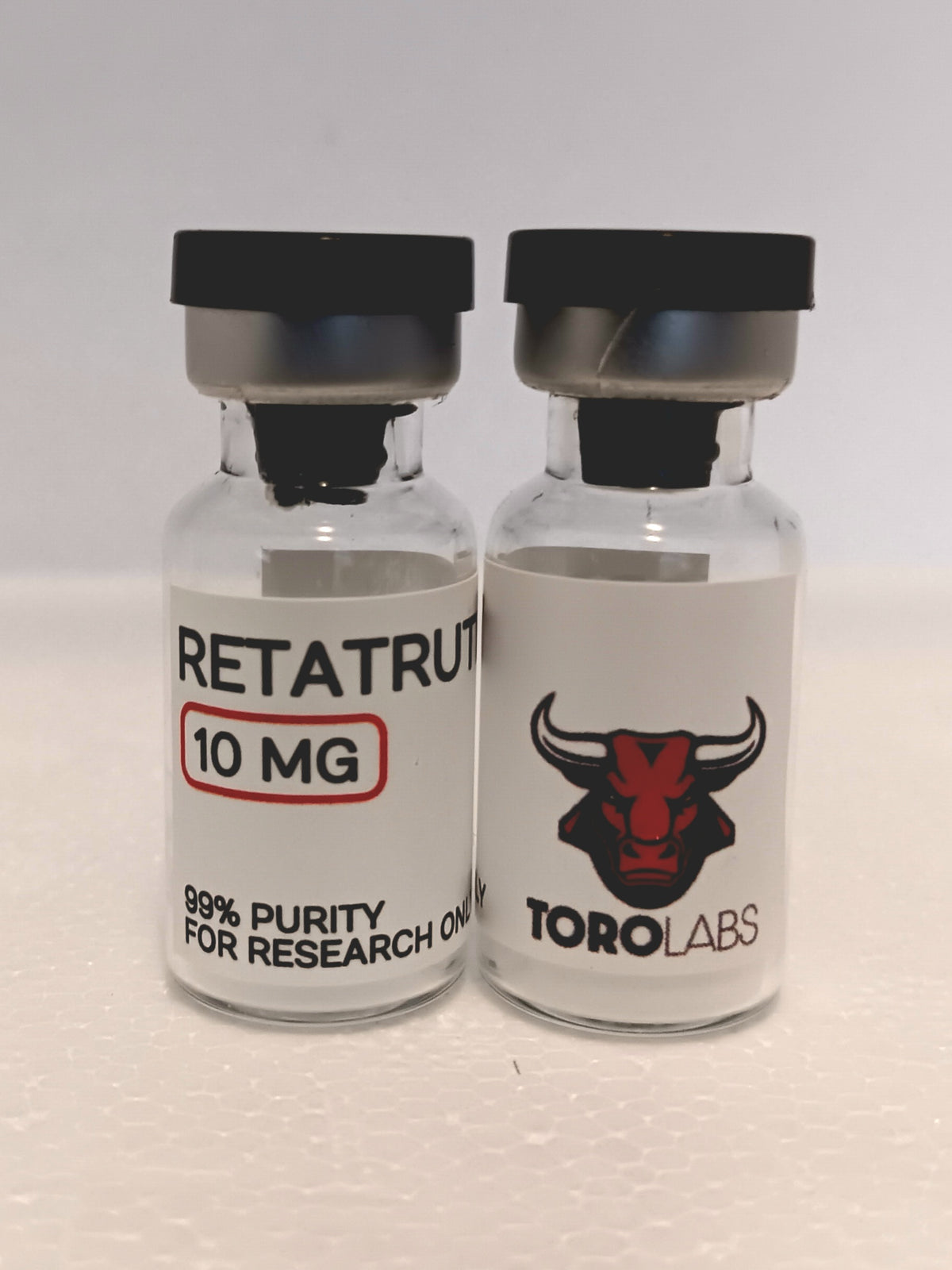 TORO LABS Retatrutide research peptide vial 99% purity